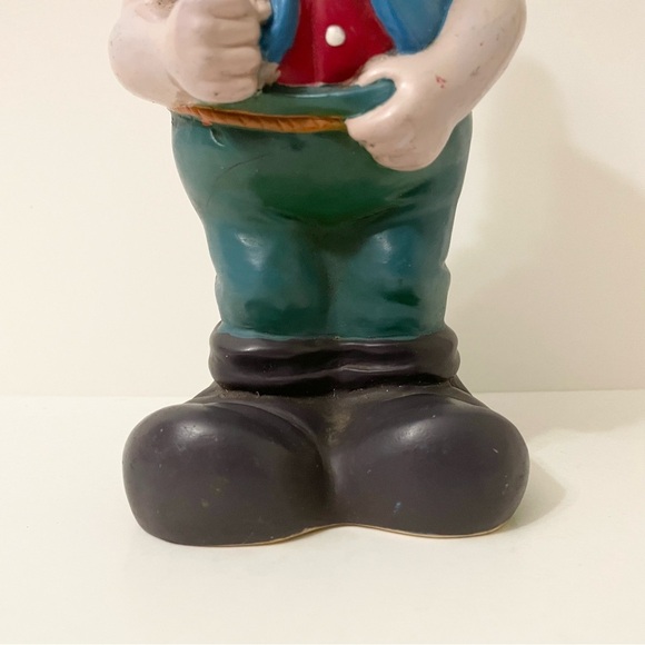 Vintage 1992 Gnome Artline Garden Statue 10” Plastic Hard Decor - Picture 5 of 16